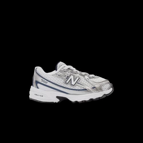 New Balance 740 Bungee Lace White Navy Silver (TD)