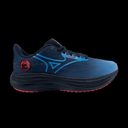 Mizuno Wave Rider 29 Amsterdam Black All Aboard High Risk Red