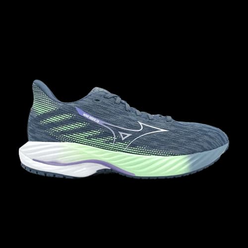 Mizuno Wave Rider 28 Citadel White Neo Mint (Women's)