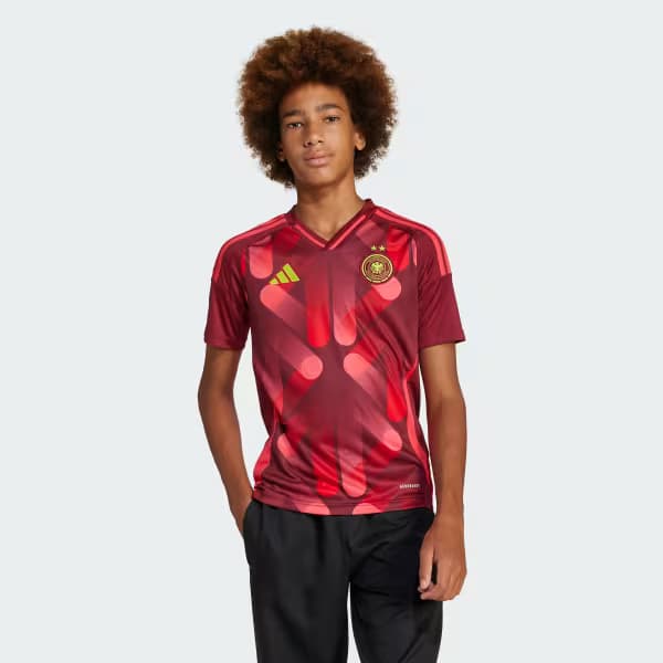 adidas Germany 25 Team Away Jersey Team Coll Burgundy