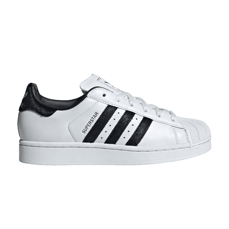adidas Superstar II White Black Pony Hair (Women's)