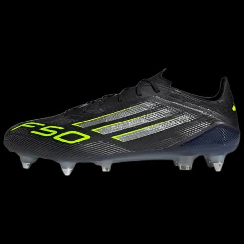 adidas F50 Elite SG Core Black Iron Metallic Lucid Lemon