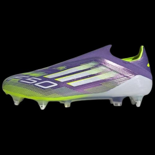 adidas F50 Elite Laceless SG Purple Rush Cloud White Lucid Lemon