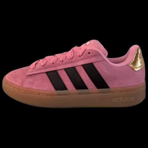 adidas Grand Court Alpha 00s Bliss Pink Core Black Gold Metallic (Women's)