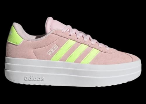 adidas VL Court Bold Clear Pink Hi-Res Yellow (GS)