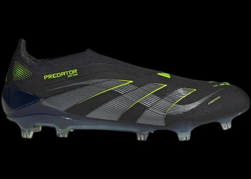 adidas Predator Elite Laceless FG Core Black Carbon Lucid Lemon