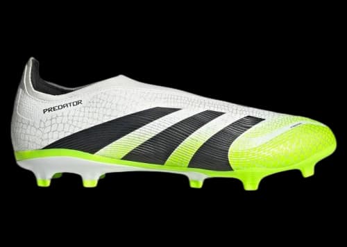 adidas Predator League Laceless FG/MG Cloud White Core Black Lucid Lemon