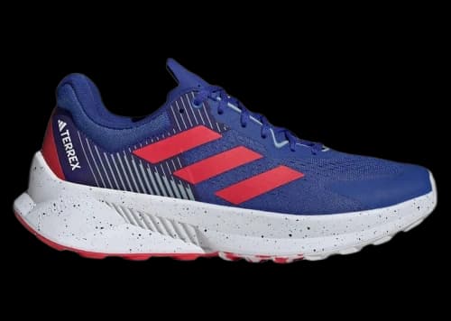 adidas Terrex Soulstride Flow Trail Dash Grey Pure Ruby Semi Lucid Blue