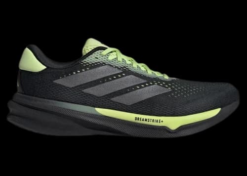 adidas Supernova Stride 2 Core Black Iron Metallic Pulse Lime