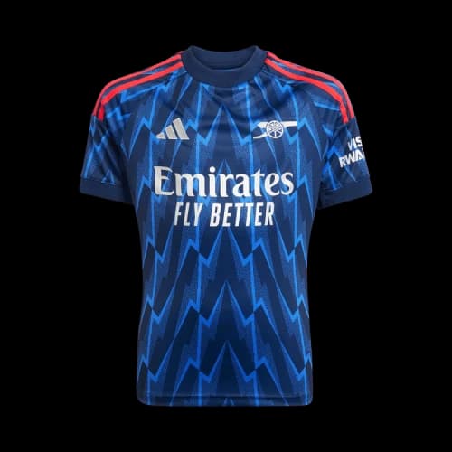 adidas Arsenal 25/26 Away Jersey Night Indigo Grey Two