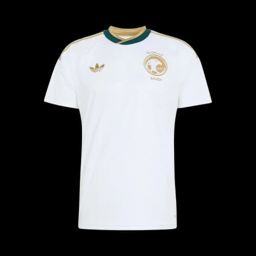 adidas Saudi Arabia 26 Away Jersey White/Khaki/Aurora Ivy
