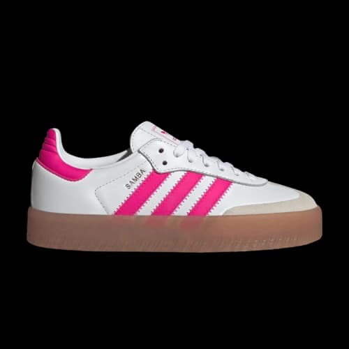 adidas Sambae White Shock Pink (GS)