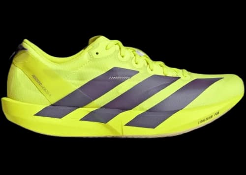 adidas Adizero Adios 9 Solar Yellow Powder Plum (Women's)