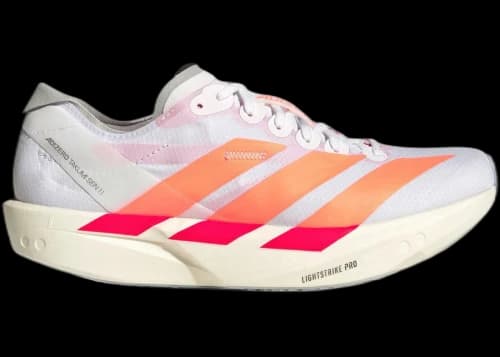 adidas Adizero Takumi Sen 11 White Beam Orange Lucid Red (Women's)