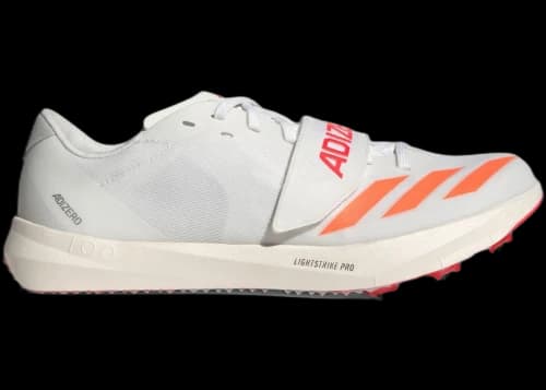 adidas Adizero TJ/PV Track and Field White Lucid Orange Lucid Red