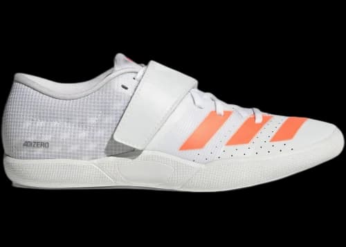 adidas Adizero Throws White Lucid Orange Lucid Red
