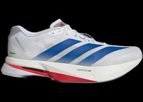 adidas Adizero Boston 13 White Royal Blue Halo Silver