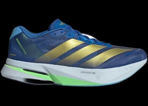 adidas Adizero Boston 13 Blue Gold Metallic Blue Burst