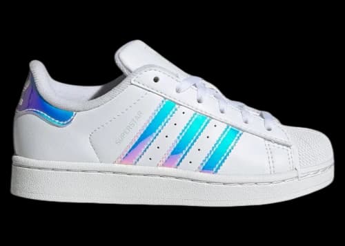 adidas Superstar II White Iridescent Stripes (PS)