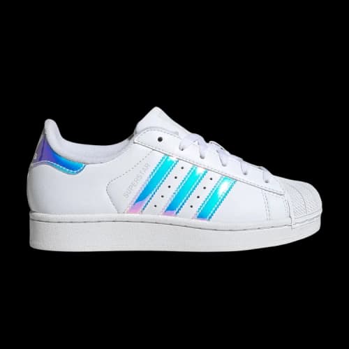 adidas Superstar II White Iridescent Stripes (GS)