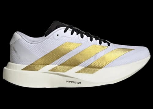 adidas Adizero Evo SL White Matte Gold (Women's)
