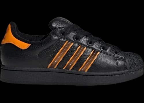 adidas Superstar II Core Black Crew Orange Semi Impact Orange (Women's)