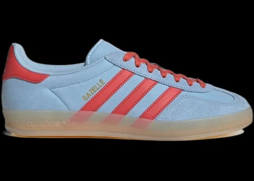 adidas Gazelle Indoor Clear Sky Crew Red Magic Beige