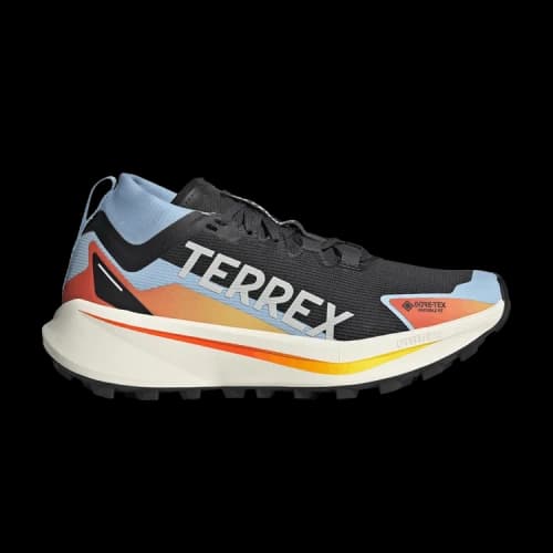 adidas Terrex Agravic Gore-Tex Trail Black White Glow Blue (Women's)