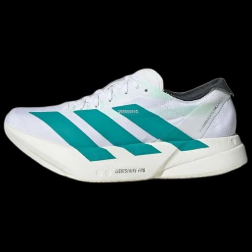 adidas Adizero Adios Pro 4 Cloud White Pure Teal Carbon (Women's)