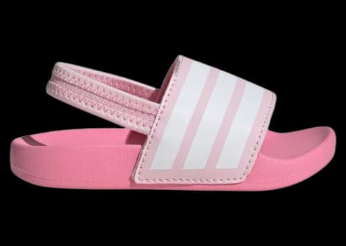 adidas Adilette Estrap Slides Clear Pink Cloud White Bliss Pink (TD)