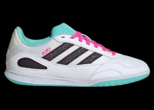 adidas Super Sala Competition 3 Indoor Cloud White Aurora Black Flash Aqua (GS)