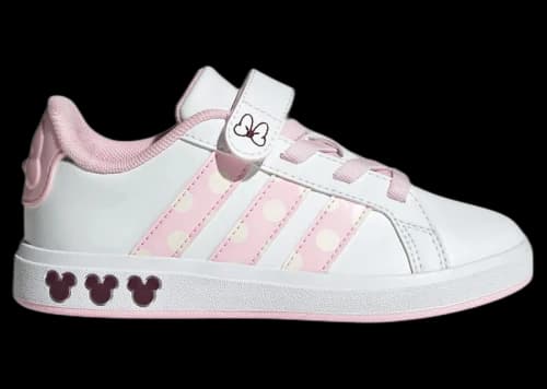 adidas Grand Court Disney Minnie Mouse Cloud White Clear Pink Chalk White (GS)