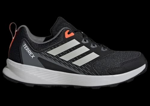 adidas Terrex Tracefinder Trail Black Grey Semi Impact Orange (GS)