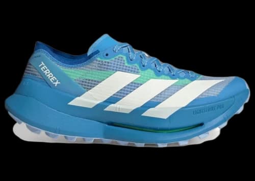 adidas Terrex Agravic Speed Ultra 2 Trail Blue White Lime Burst (Women's)