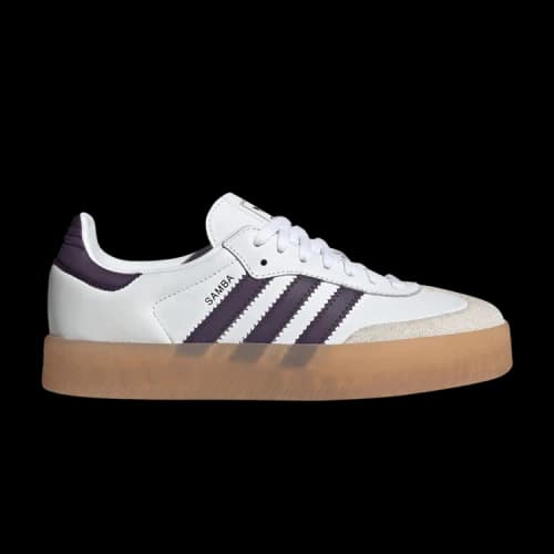 adidas Sambae White Off White Aurora Plum (Women's)
