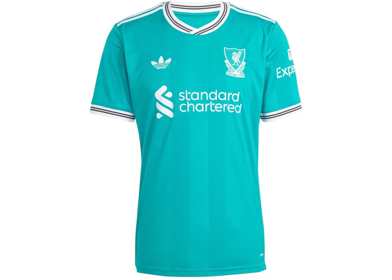 adidas Liverpool FC 25/26 Third Jersey Sea Green