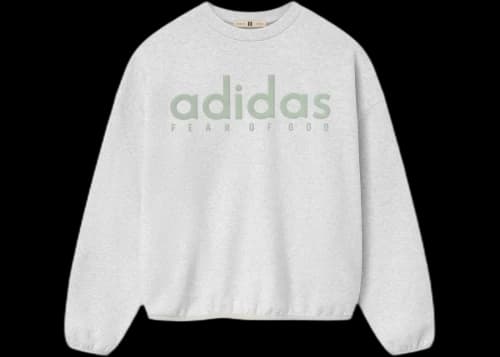 Fear of God Athletics Cotton Fleece Crewneck Light Heather