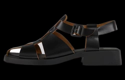 Camper Dana Sandals Black Leather (Women's)