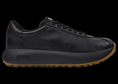 Camper Pelotas Athens Black Leather Gum (Women's)