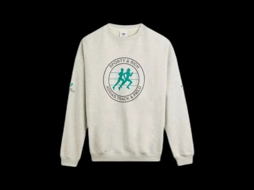 adidas Sporty & Rich Women's Sweater Light Grey Heather