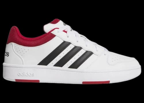 adidas Hoops Classic White Team Victory Red Black