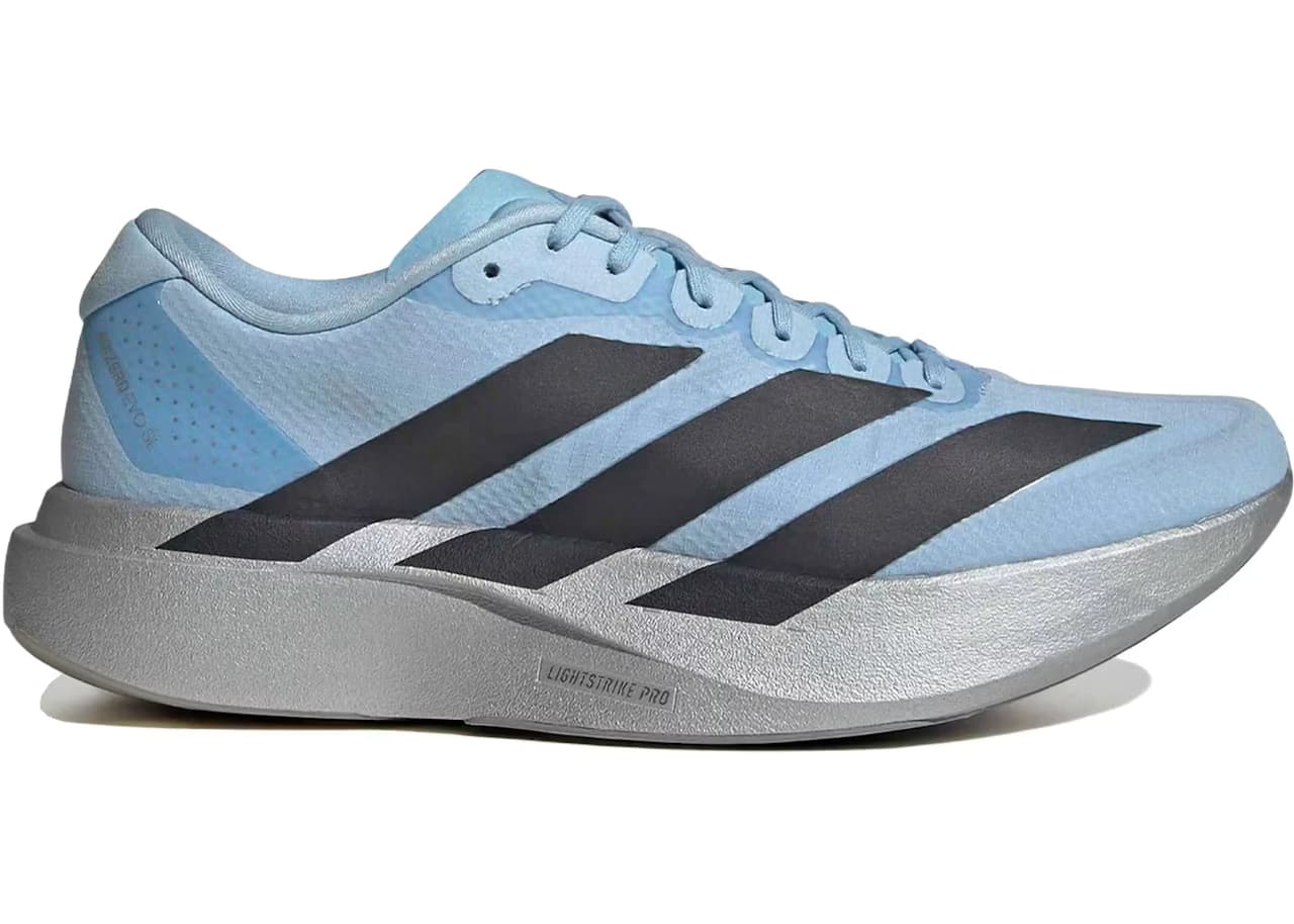 adidas Adizero Evo SL Woven Clear Sky Carbon Silver Metallic