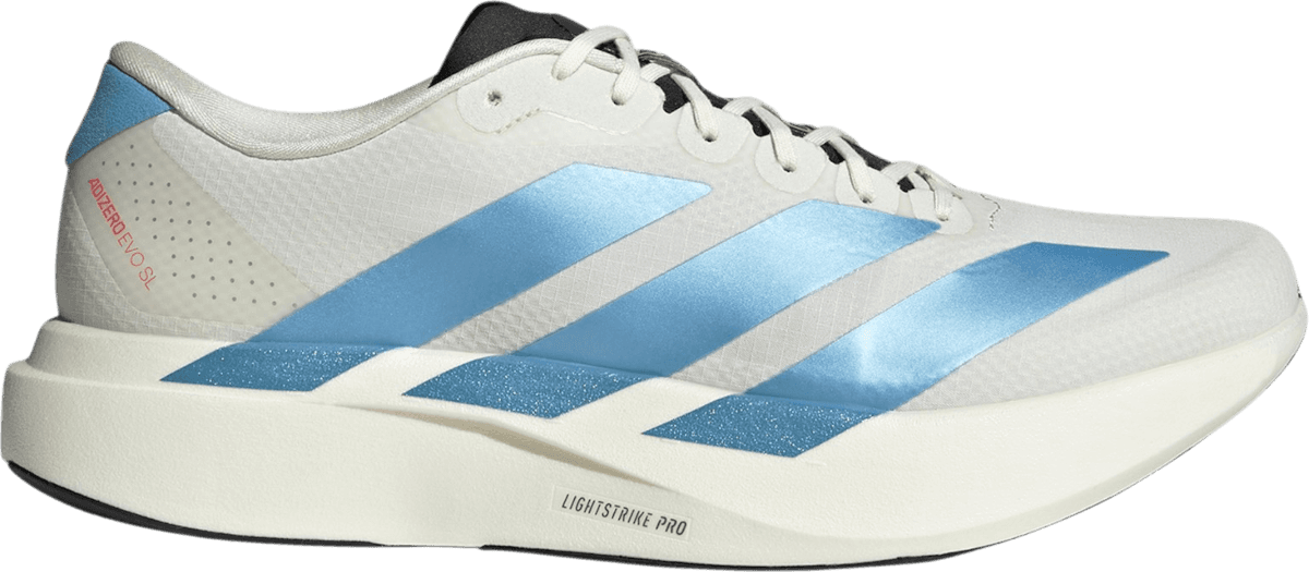 adidas Adizero EVO SL Woven Off White Light Blue Red