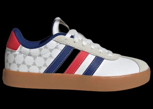 adidas VL Court 3.0 White Pure Ruby Mystery Ink (GS)