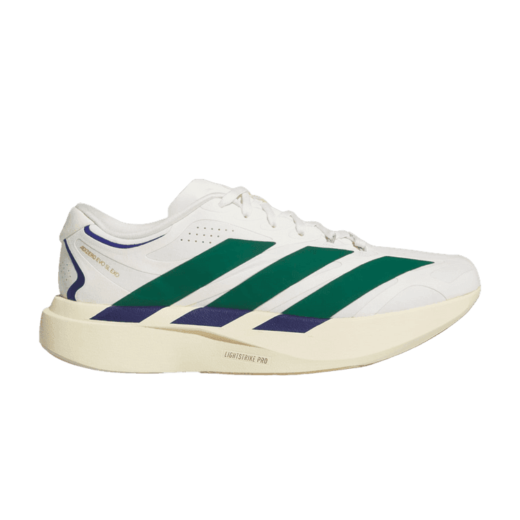 adidas Adizero Evo SL EXO Suede White Collegiate Green Cream