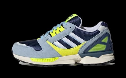 adidas ZX 8000 Dark Blue Solar Yellow