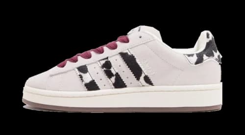 adidas Campus 00s 'Off White & Burgundy Cow Print' (W)