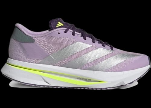 adidas Adizero SL2 Powder Plum Silver Metallic Solar Yellow (Women's)