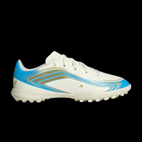 (PS) adidas F50 Messi Club TF 'Ivory Semi Blue'