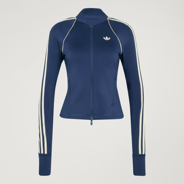 adidas Originals Sport Superstar Midlayer Shirt Asia Sizing 'Night Indigo' (Women's)
